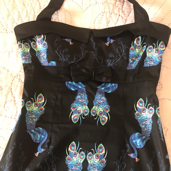 Peacock Pin Up Dress - Picture 3 of 5